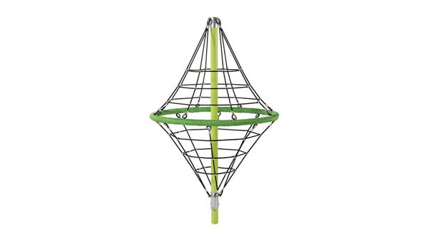 Gyémánt kötélháló mászóka - Játszótér, játszótéri eszköz, eu szabvány, Dusa-Wood